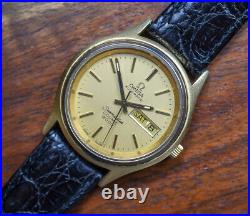 Vintage OMEGA Seamaster Cosmic 2000 Day Date Automatic Watch Gold Plated