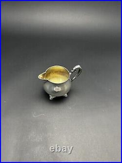 Vintage ONEIDA Queen Bess II Silver Plated 5 Piece Tea Set & Tray