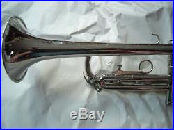 Vintage Olds Studio Silver Plate Trumpet From 1968