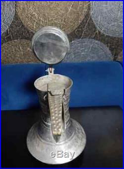 Vintage Omani nizwa Omani brass Dallah Coffee Pot Bedouin Hand craved