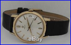 Vintage Omega Automatic Gold Plated 35mm Silver Dial Circa 1960s Watch