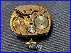 Vintage Omega Gold Plated Leather Hand Winding Ladies Watch