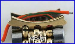 Vintage Omega Gold Plated Stainless Steel 18mm Beads of Rice Watch Band Bracelet