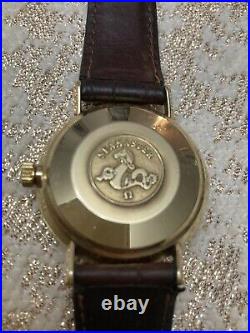 Vintage Omega Seamaster Deville Men's Gold Plated Watch Runs