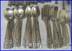 Vintage Oneida CORONATION Community Silver Plate 12 Place Settings 97 Pc Serving