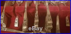 Vintage Oneida Community 66 Piece Flatware / Silverware Set Coronation Pattern
