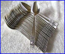 Vintage Oneida Community Coronation Silverplate Flatware Set Silverware Forks