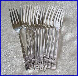 Vintage Oneida Community Coronation Silverplate Flatware Set Silverware Forks