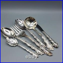 Vintage Oneida Community Modern Baroque Silverplate Flatware Set QTY 66