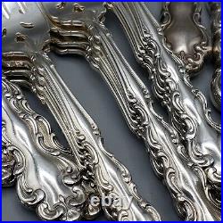 Vintage Oneida Community Modern Baroque Silverplate Flatware Set QTY 66