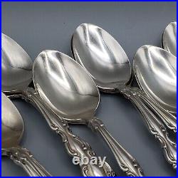 Vintage Oneida Community Modern Baroque Silverplate Flatware Set QTY 66