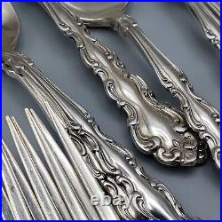 Vintage Oneida Community Modern Baroque Silverplate Flatware Set QTY 66