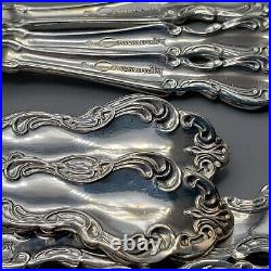 Vintage Oneida Community Modern Baroque Silverplate Flatware Set QTY 66