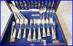 Vintage Oneida Community Silver Plate CORONATION Silverware Flatware Set