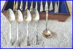 Vintage Oneida Community Silver Plate CORONATION Silverware Flatware Set