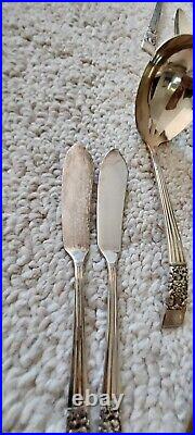 Vintage Oneida Community Silver Plate CORONATION Silverware Flatware Set