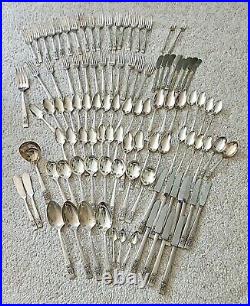 Vintage Oneida Community Silver Plate CORONATION Silverware Flatware Set