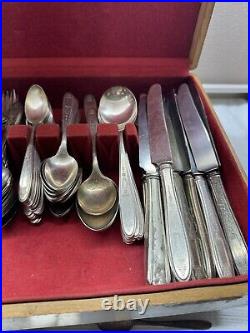 Vintage Oneida Grosvenor Community Silver Plate 150+ Piece Silverware Set