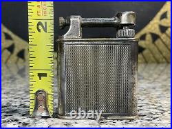 Vintage Original 1930s DUNHILL Lift Arm Silver Plated Lighter