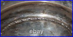 Vintage Ornate Oneida Silver Plated Briarcliff Lidded Serving Platter Dish