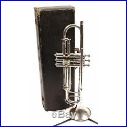 Vintage Pan American Trumpet 1928, Silver Plating, Conn, Elkhart