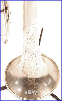 Vintage Pan American Trumpet 1928, Silver Plating, Conn, Elkhart