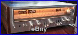 Vintage Pioneer SX-780 Silver Face Plate Stereo Receiver Powers On and Lights Up