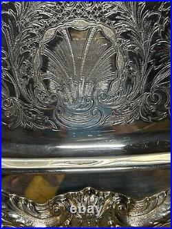 Vintage Poole EPCA Sevenoaks 650 Large Heavy Silver Plated Tray