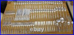 Vintage Queen Bess Pattern Tudor Plate Oneida Community Flatware Set 98 Pieces