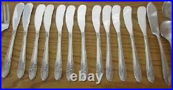 Vintage Queen Bess Pattern Tudor Plate Oneida Community Flatware Set 98 Pieces