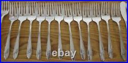 Vintage Queen Bess Pattern Tudor Plate Oneida Community Flatware Set 98 Pieces