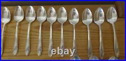 Vintage Queen Bess Pattern Tudor Plate Oneida Community Flatware Set 98 Pieces