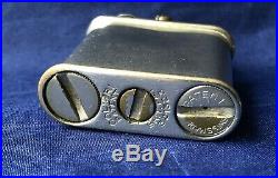 Vintage Rare Silver Colibri Kickstart Petrol Pocket Lighter Art Deco C1931