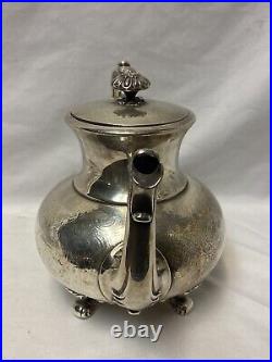 Vintage Reed & Barton Aesthetic Silver Plate Coffee Pot Teapot 3765