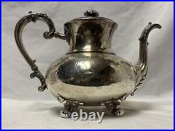 Vintage Reed & Barton Aesthetic Silver Plate Coffee Pot Teapot 3765