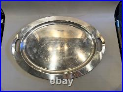 Vintage Reed & Barton Oval Silver Plate Serving Tray