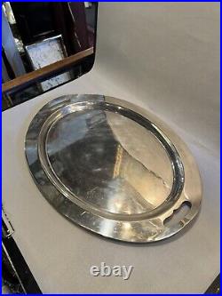 Vintage Reed & Barton Oval Silver Plate Serving Tray