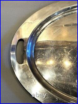 Vintage Reed & Barton Oval Silver Plate Serving Tray