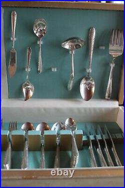 Vintage Reed & Barton Silver Blossom Silverplate Service for 8 + Serving Pieces