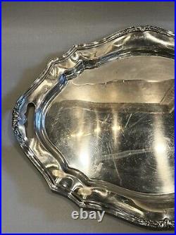 Vintage Reed & Barton de Champlain Silver Plate Serving Tray