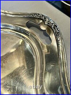 Vintage Reed & Barton de Champlain Silver Plate Serving Tray