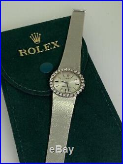 Vintage Rolex ref 2653 18K Gold-Plated S/Steel Diamond Cocktail Ladies Watch