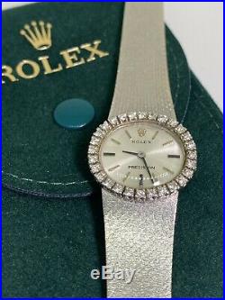 Vintage Rolex ref 2653 18K Gold-Plated S/Steel Diamond Cocktail Ladies Watch