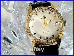 Vintage Sears Swiss Made Gold Plated Tradition Electronic Men's Watch