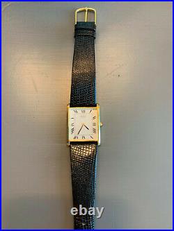 Vintage Seiko Tank 5Y30-5060 Gold Plated Dress Watch