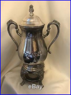 Vintage Sheffield silver plate coffee urn