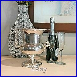 Vintage Sheridan Silver Plate Champagne Bucket With Insert
