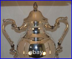 Vintage Sheridan Silver Plated 20 Samovar Coffee Tea Hot Water Urn with Burner