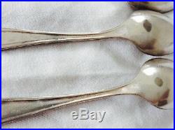 Vintage Silver Community Plate Spoons Set Lot Of 5 Antique Unique Old Rare