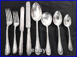 Vintage Silver Plate Gorham Empire Flatware 63 Utensils, Spoons, Forks, Knives